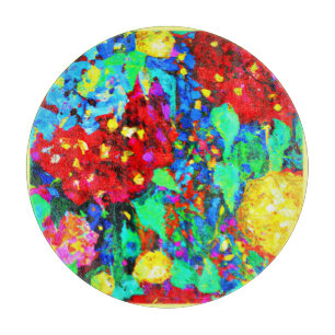 Atemberaubende Blumenmuster Schneidebrett