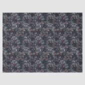 Atemberaubende botanische, subtil gotische Weihnac Seidenpapier (Vorderseite)