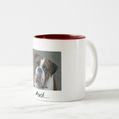 Atemberaubende Boxer-HundeTasse Zweifarbige Tasse (VorderseiteRechts)