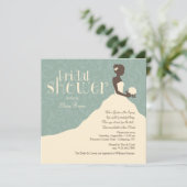 Atemberaubende Brautdusche Einladung (Stehend Vorderseite)