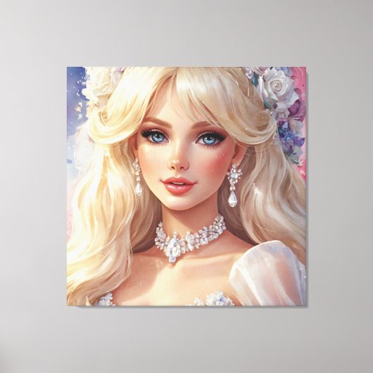 Atemberaubende Brillengedeckte Leinwand (Vorderseite)