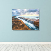 atemberaubende Bucht La Jolla, San Diego Leinwanddruck (Insitu (Holzboden))