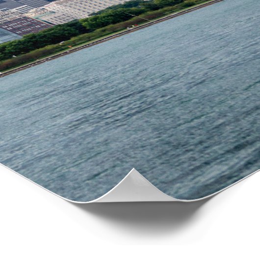 Atemberaubende Chicago Skyline Bilder Poster (Ecke)
