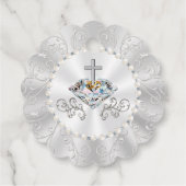 Atemberaubende CHRISTLICHE 25-jährige Jubiläumsvor Geschenkanhänger (Rückseite)