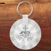 Atemberaubende Christliche Gastgeschenk für jeden  Schlüsselanhänger (Rückseite)