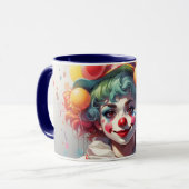 Atemberaubende Clown-Tasse für Monogramm Tasse (Vorderseite Links)
