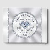 Atemberaubende Custom, Geburtstagsparty GÄSTEBUCHi Gästebuch (Rückseite)