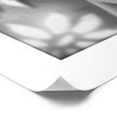 atemberaubende Deko-Frau mit Blume Poster (Ecke)