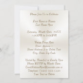 Atemberaubende Diamant-Einladungen PERSONALISIERT Einladung (Rückseite)