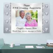 Atemberaubende, Diamond Wedding Anniversary Banner (Messe)