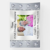 Atemberaubende, Diamond Wedding Anniversary Banner (Vertikal)