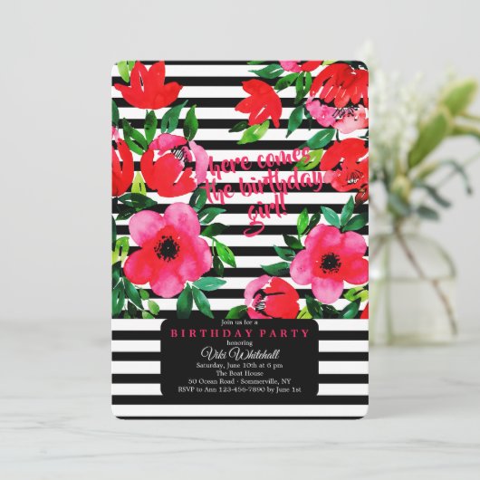 Atemberaubende Einladung (Stehend Vorderseite)