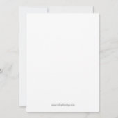 Atemberaubende Einladung der jüdischen Hochzeit in (Rückseite)