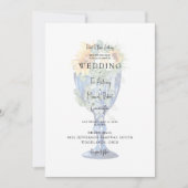 Atemberaubende Einladung zur Hochzeit im toskanisc (Vorderseite)