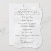 Atemberaubende Einladung zur Hochzeit von Diamante (Rückseite)