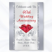 Atemberaubende Einladungen zum 40. Geburtstag von