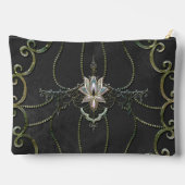 Atemberaubende elegante Lotus-Blume. Zubehörtasche (Rückseite)