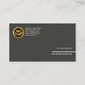 Atemberaubende Elegante Schatten der Black Web Sec Visitenkarte (Rückseite)