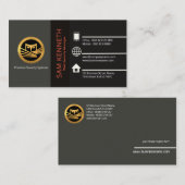 Atemberaubende Elegante Schatten der Black Web Sec Visitenkarte (Vorne/Hinten)