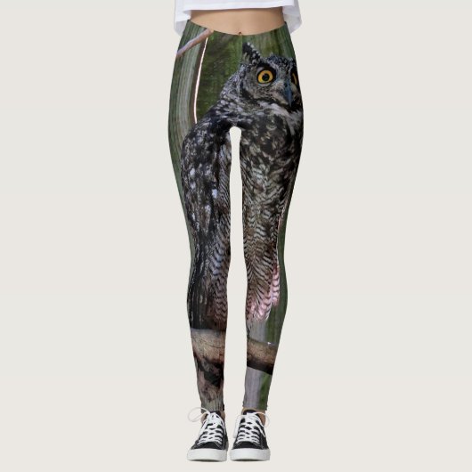 Atemberaubende Eulen-Leggings Leggings (Vorderseite)