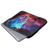 Atemberaubende Farbe Composite-Star-Nebel Laptopschutzhülle (Vorne Knopf)