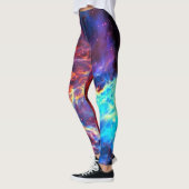 Atemberaubende Farbe Composite-Star-Nebel Leggings (Links)