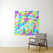 Atemberaubende Farben des geometrischen Musters Wandteppich (Beispiel)