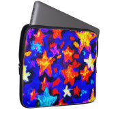 "Atemberaubende farbenfrohe Sterne". Jetzt kaufen Laptopschutzhülle (Vorne Rechts)