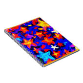 "Atemberaubende farbenfrohe Sterne". Jetzt kaufen Notizblock (Rechte Seite)