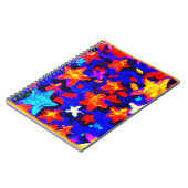 "Atemberaubende farbenfrohe Sterne". Jetzt kaufen Notizblock (Linke Seite)