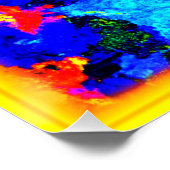 "Atemberaubende farbenfrohe Sterne". Jetzt kaufen Poster (Ecke)