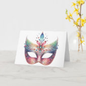 Atemberaubende Farbmaske Karte (Gelbe Blume)