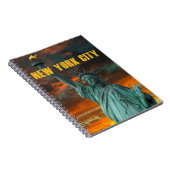 Atemberaubende Freiheitsstatue New York Notizblock (Rechte Seite)