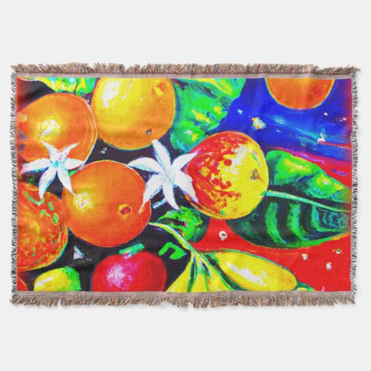 Atemberaubende Früchte Starry Sky. Jetzt kaufen Decke (Vorderseite)