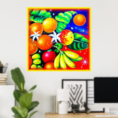 Atemberaubende Früchte Starry Sky. Jetzt kaufen Poster (Heimbüro)