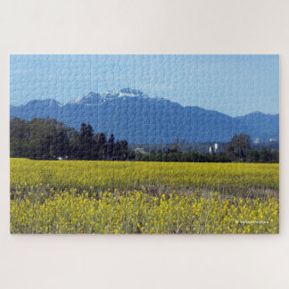 Atemberaubende Frühlingsfelder von Gold Futterrett Puzzle