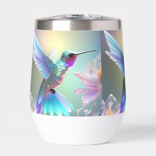 Atemberaubende Fusion: Regenbogenglas Kolibri,