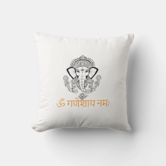 Atemberaubende Ganesh Ji Print Designs mit göttlic Kissen