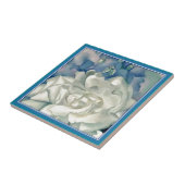 Atemberaubende Georgia O'Keefe weiße Rose und Fliese (Seite)