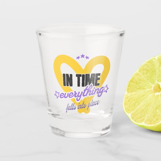 atemberaubende Glaskunstdesigns mit den inspiriere Schnapsglas (Vorderseite)