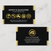 Atemberaubende Gold Tabs Handyman Tools Visitenkarte (Vorne/Hinten)