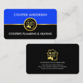 Atemberaubende Goldrahtherzung Visitenkarte (Vorne/Hinten)