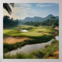 Atemberaubende Golfplatzlandschaft