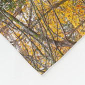 Atemberaubende Herbstfarben mit Pfad Fleecedecke (Ecke)