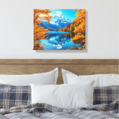 Atemberaubende Herbstlandschaft Leinwanddruck (Insitu (Schlafzimmer))