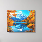 Atemberaubende Herbstlandschaft Leinwanddruck (Vorderseite)