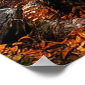 Atemberaubende Herbstlandschaft Poster (Ecke)