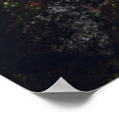 Atemberaubende Herbstlandschaft unter Bergen Poster (Ecke)