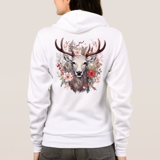 🦌 Atemberaubende Hirschfresser! 🍂 Hoodie (Rückseite)