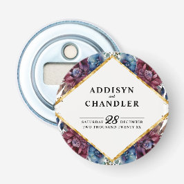 Atemberaubende Hochzeit von Jewel Toned Peony Flaschenöffner